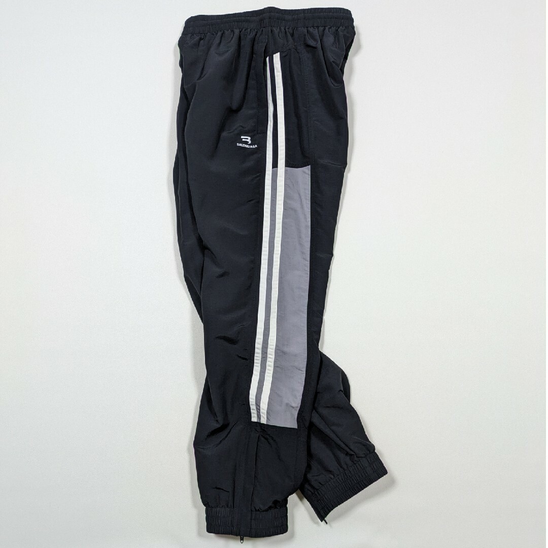BALENCIAGA - BALENCIAGA バレンシアガ トラックパンツ ブラック XSの