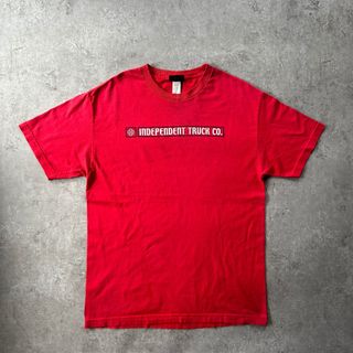INDEPENDENT - 90s00s インディペンデント tシャツ レッド L nhsタグ