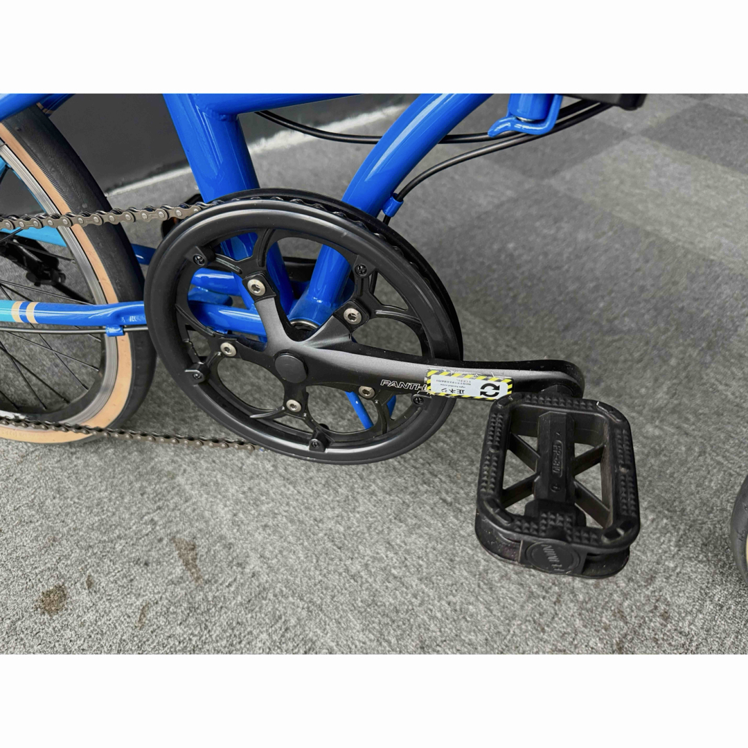 美品 新品未使用 Panther 20インチ折りたたみ自転車 スカイブルーの