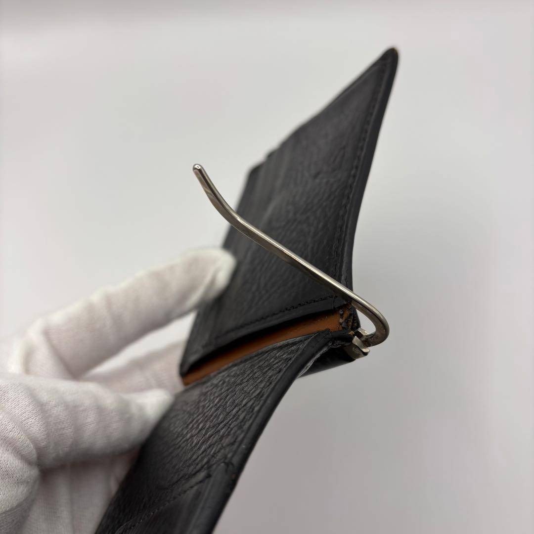 土屋鞄 二つ折り財布 マネークリップ ブラック ウルバーノ 財布 札入れ 黒