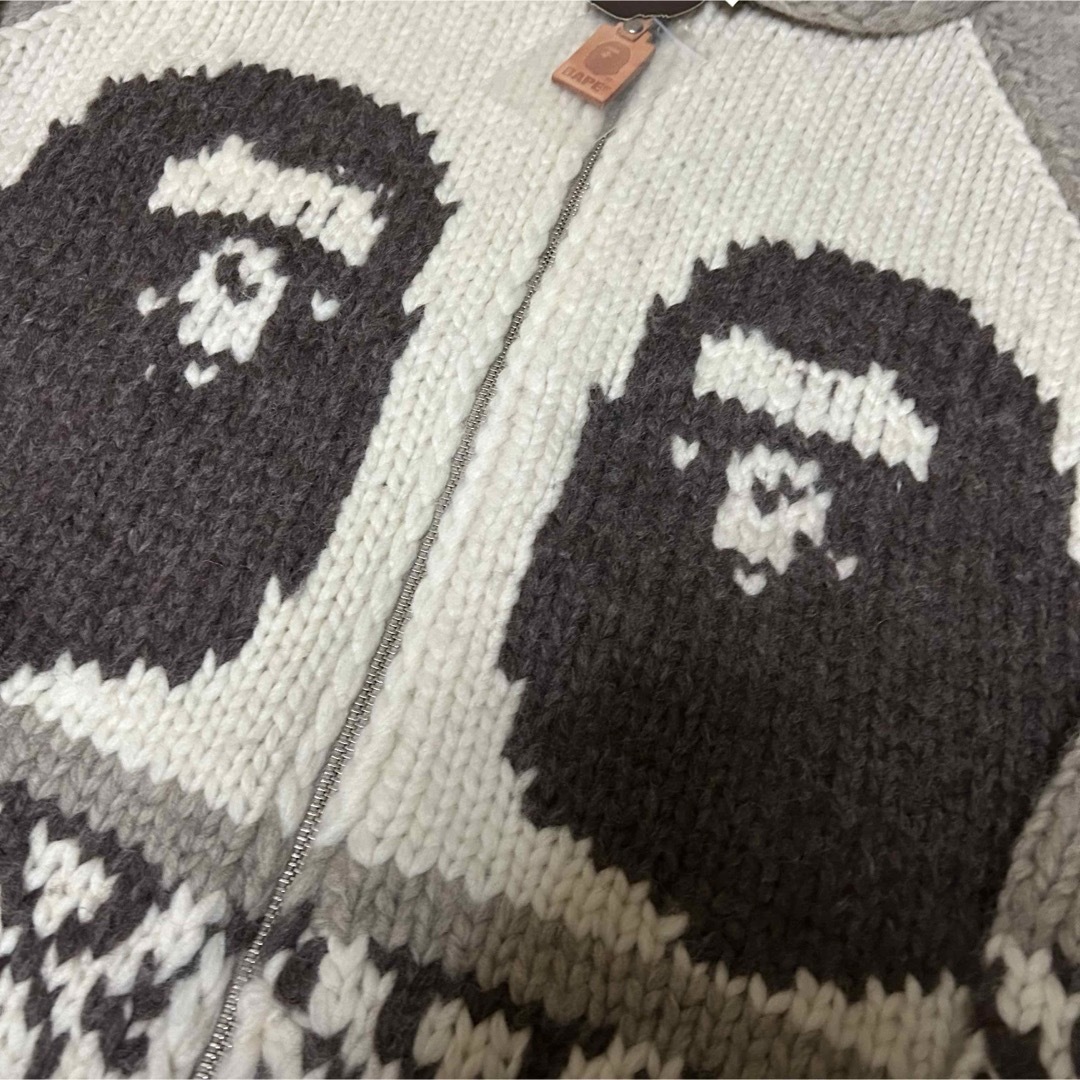 A BATHING APE - 希少 未使用 NIGO期 A BATHING APE カウチン セーター