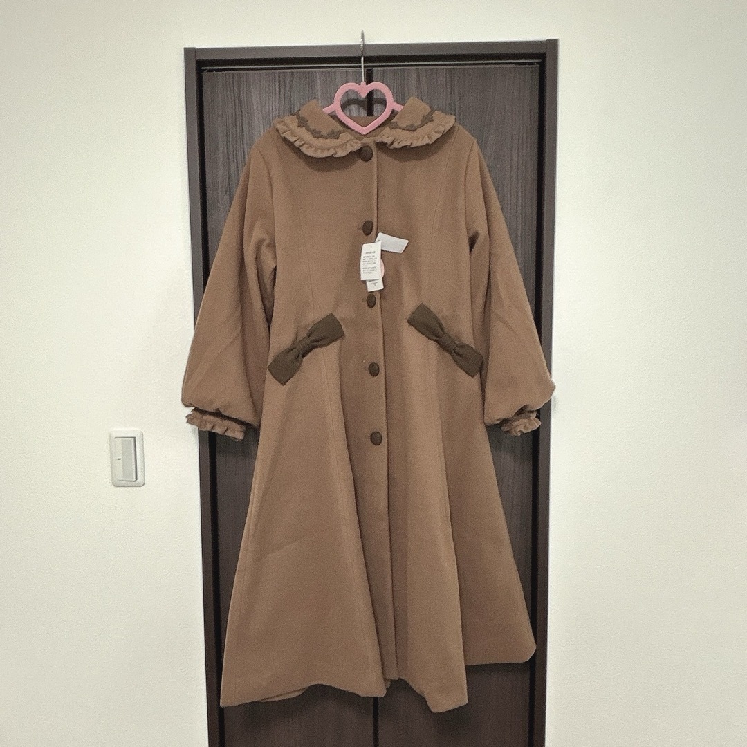 しまむら - 青木美沙子 ブラウン ロングコート しまむら しまみさ