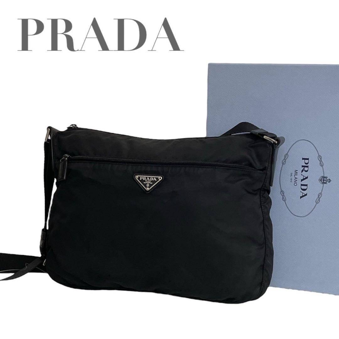 PRADA - プラダ 三角ロゴ ナイロン メッセンジャー ショルダーバッグ