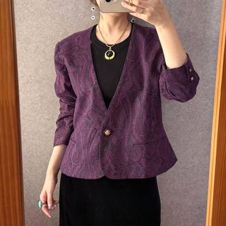 ノーカラージャケット (ペイズリー)のフリマアイテム一覧
