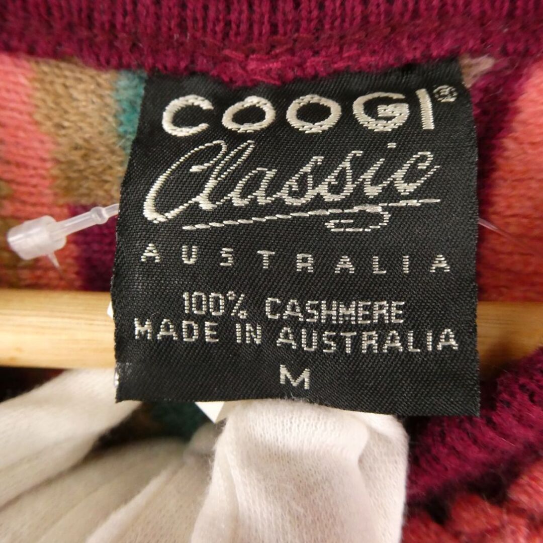 COOGI - 美品 COOGI クージー ニット M カシミヤ100％ 長袖