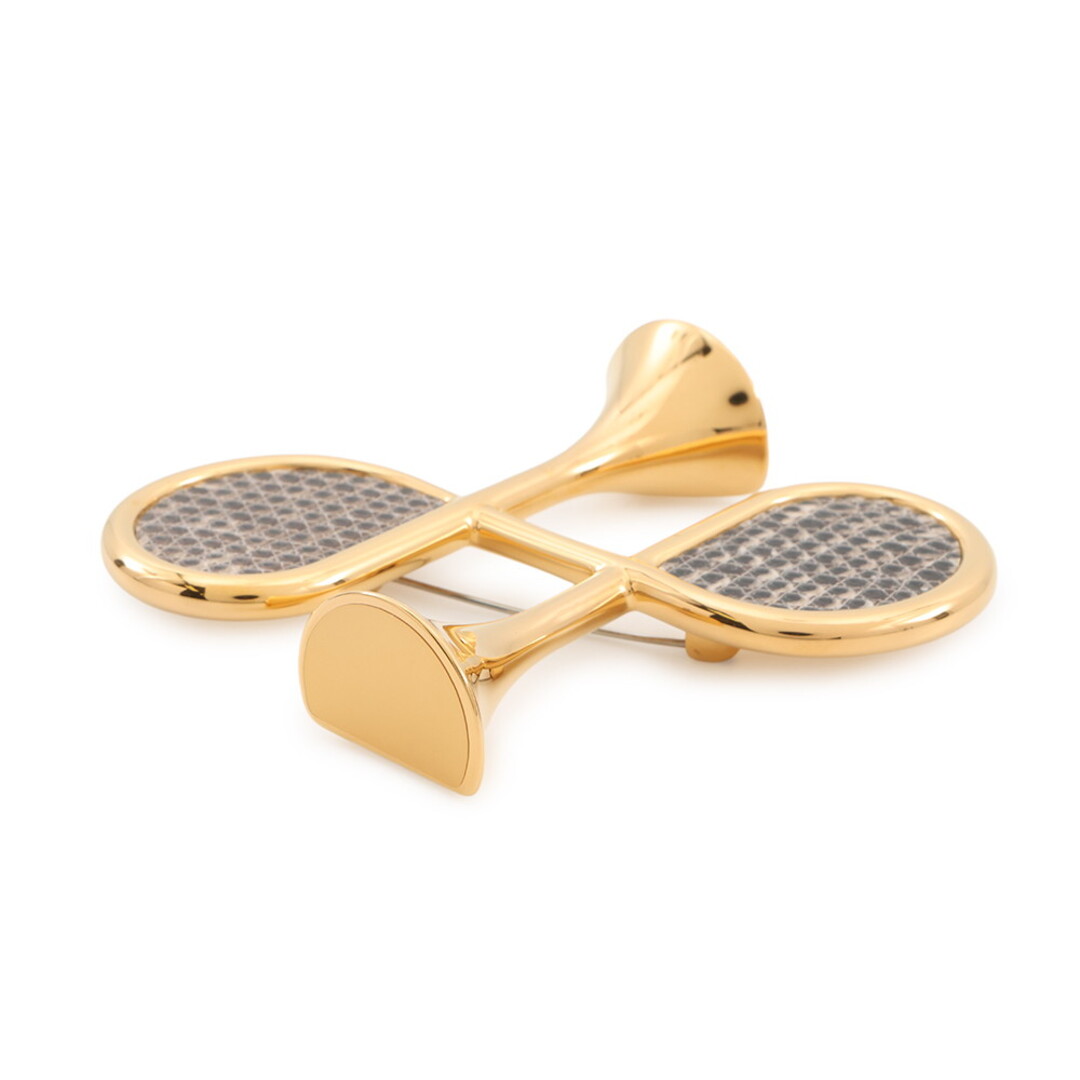 HERMES - エルメス ブローチ コルH リザード HERMES アクセサリーの