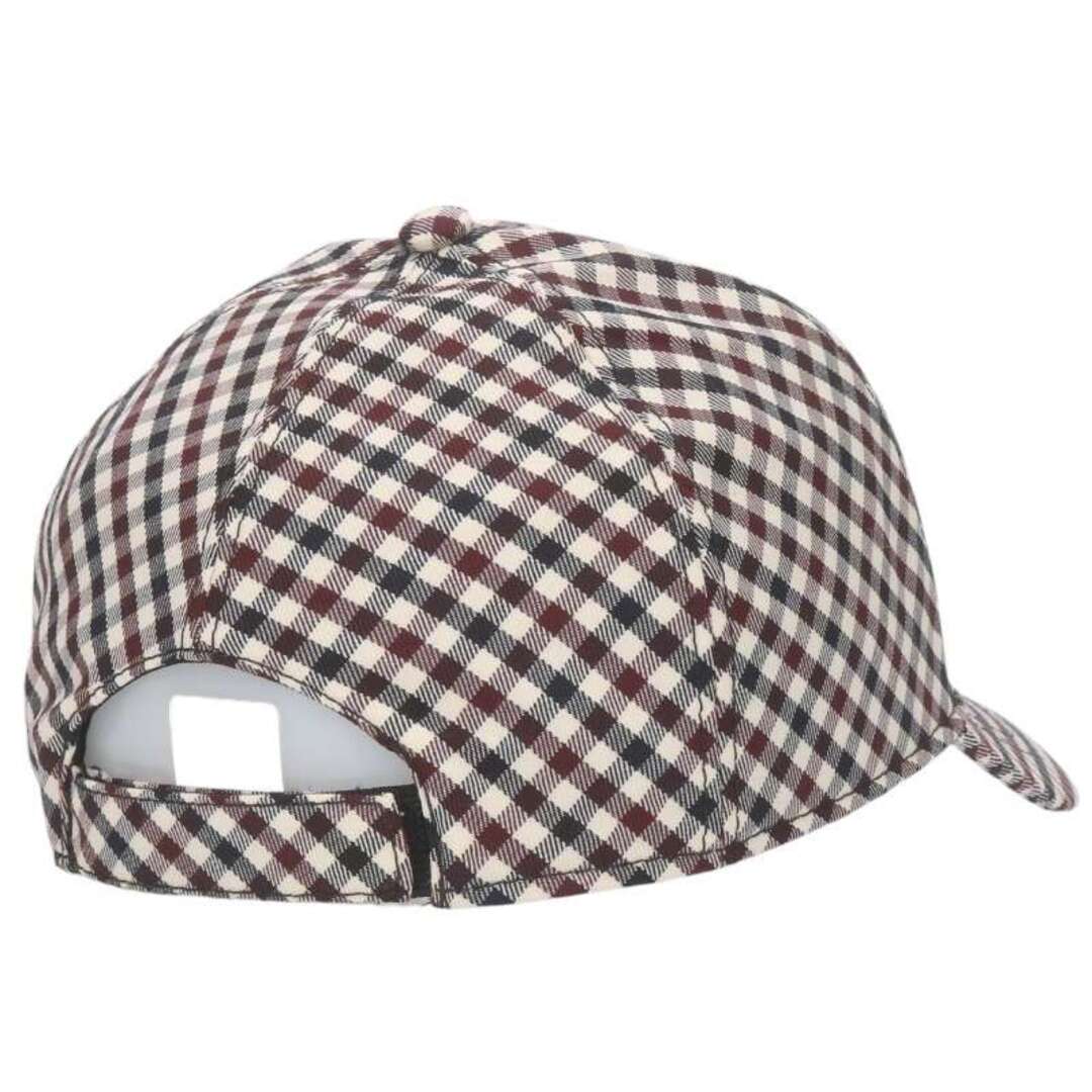 MIU MIU - ミュウミュウ 5HC179 ロゴ刺繍チェック柄キャップ