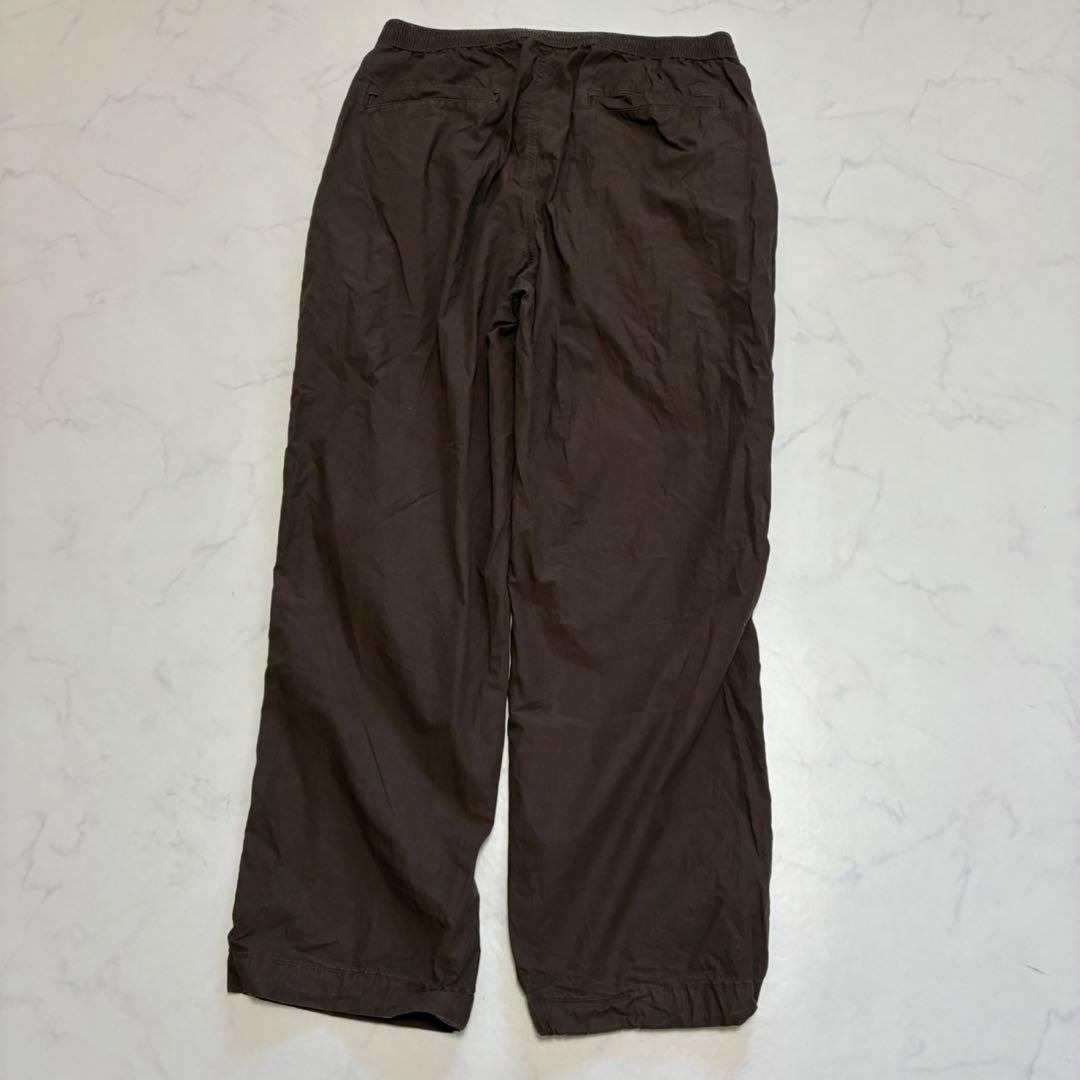 UNIQLO - UNIQLO パラシュートパンツ ドローコード 茶 M（B563）の通販