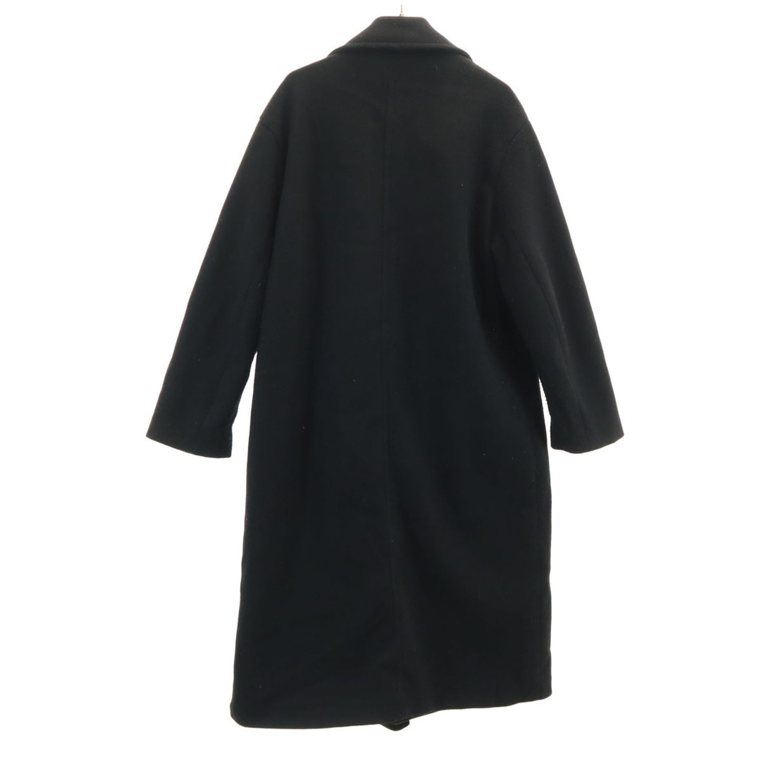 ZARA - 古着 ZARA ザラ ダブルブレスト チェスターコート XS ブラック