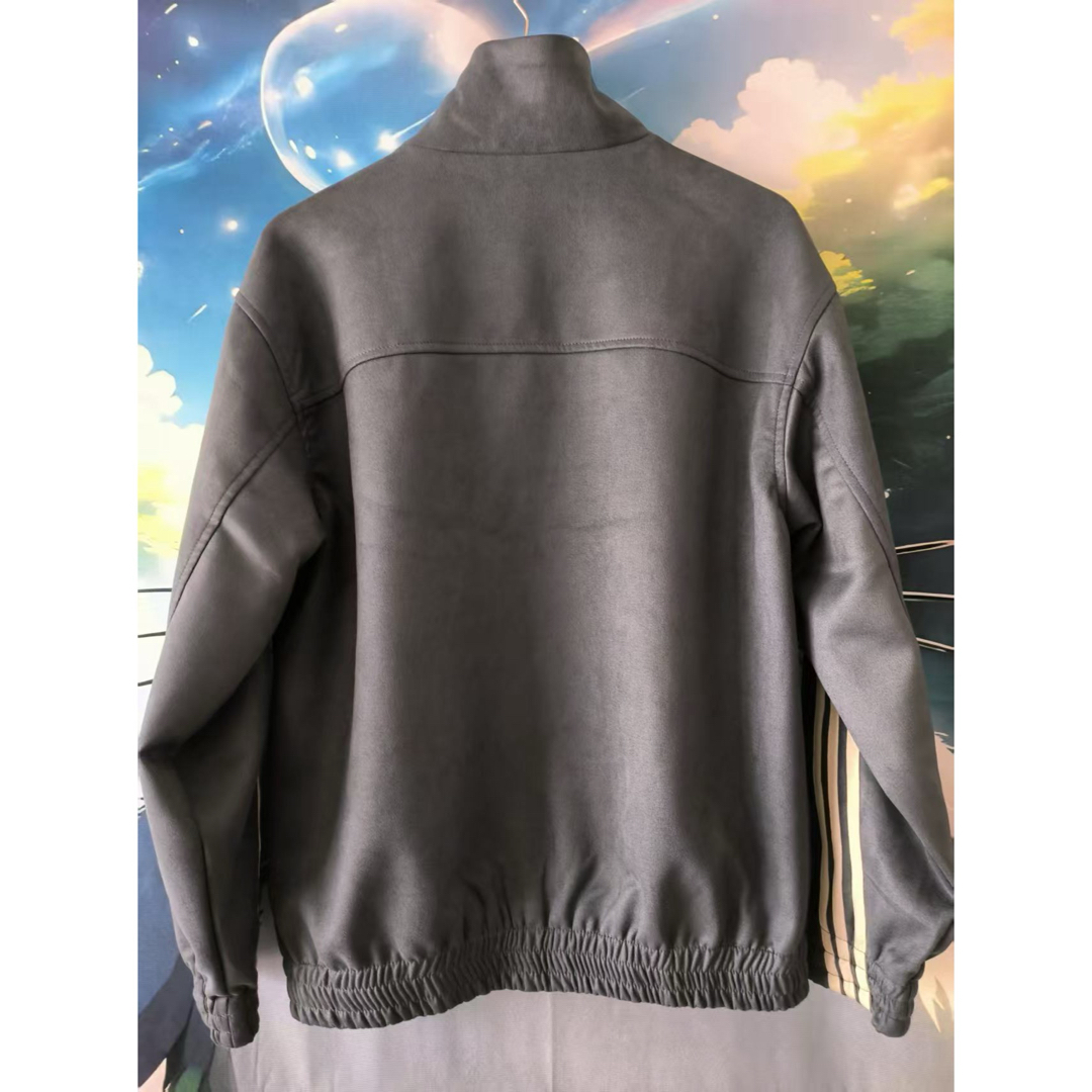 中国限定 アディダス 蛇年トラック スエード ジャケット ダークグレー M