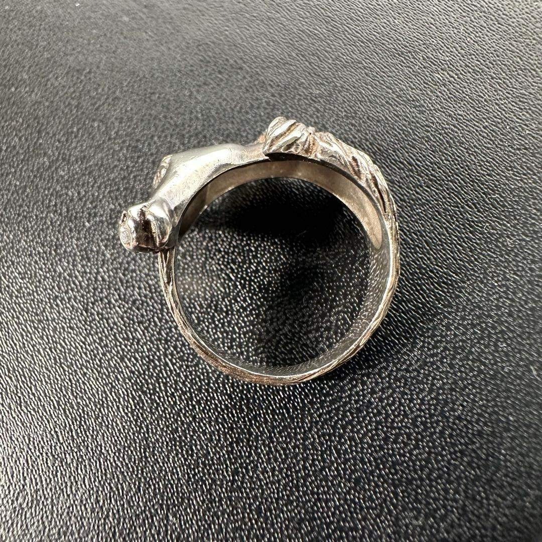 HERMES - 925 vintage HERMES エルメス シュバル ホース リング 指輪の
