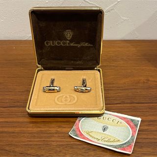 GUCCI - 未使用に近い 超美品 グッチ カフリンクス カフスボタン GG 箱