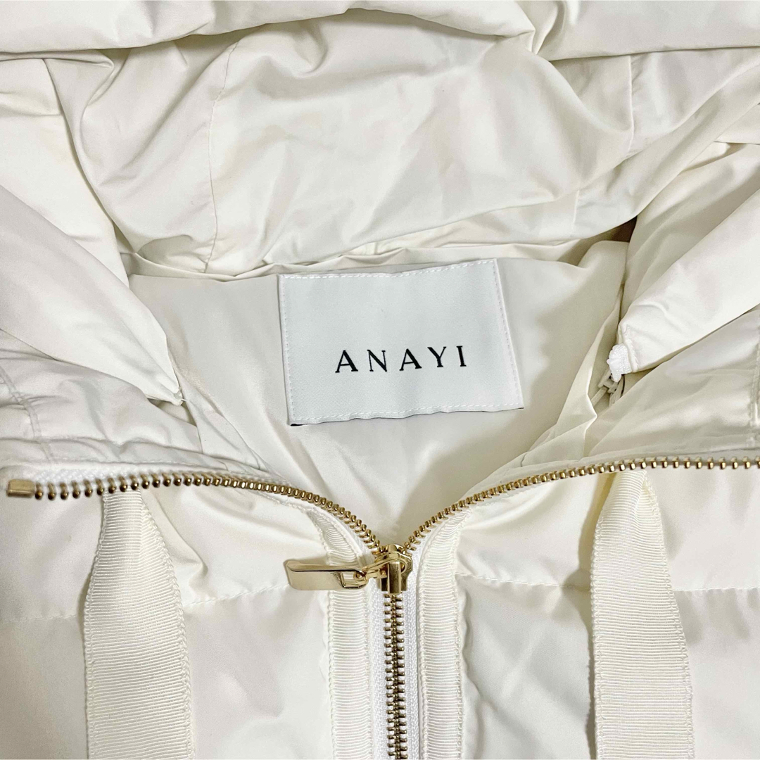 ANAYI - ANAYI アナイ マットタフタダウンコート 38 ホワイト 2023年の
