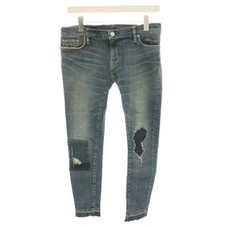 HYSTERIC GLAMOUR - ヒステリックグラマー スカル パンツ デニム 黒の