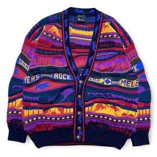 COOGI - 絶妙なカラー配色 芸術 COOGI クージー 3D コットン ニット