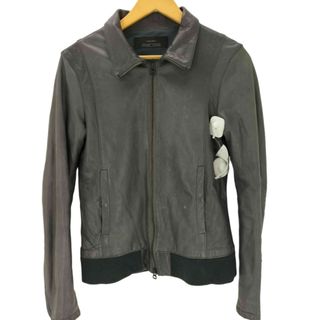 shama - 【shama】 シャマ レザー ジャケット ブルゾン ライダース 黒