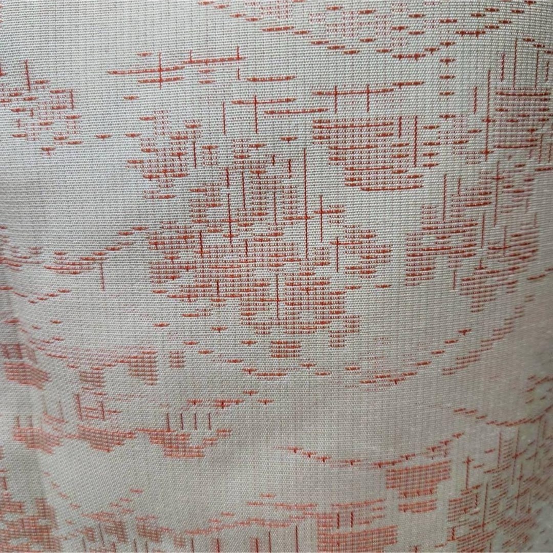 正絹 紬 十日町紬風 小紋 フルセット 4点 未着用 S〜M カ1-5の通販 by