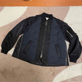 sacai - サカイ 22-06192 ニットドッキングMA1ボンバージャケット