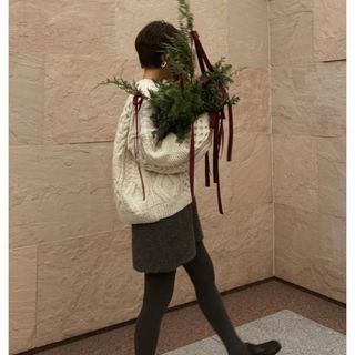 STUNNING LURE - STUNNING LUREギャザーサロペット 新品ブラック