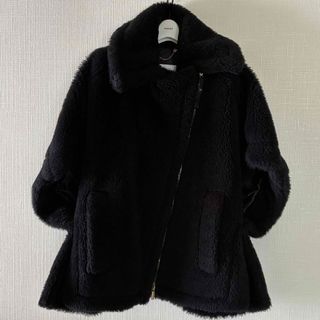 Mila Owen - MilaOwen サスティナブルサイドリボンダウンポンチョ※大幅