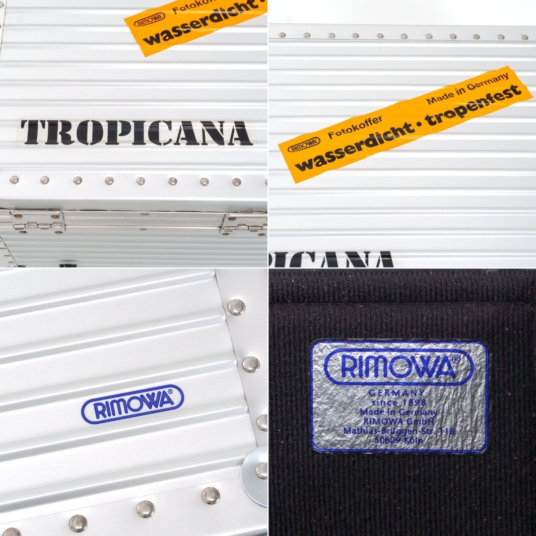RIMOWA - 未使用 リモワ トロピカーナ 39L アルミ 青ロゴ シルバー