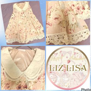 LIZ LISA - リズリサ リボンチェックジャンパースカート 赤の通販 by