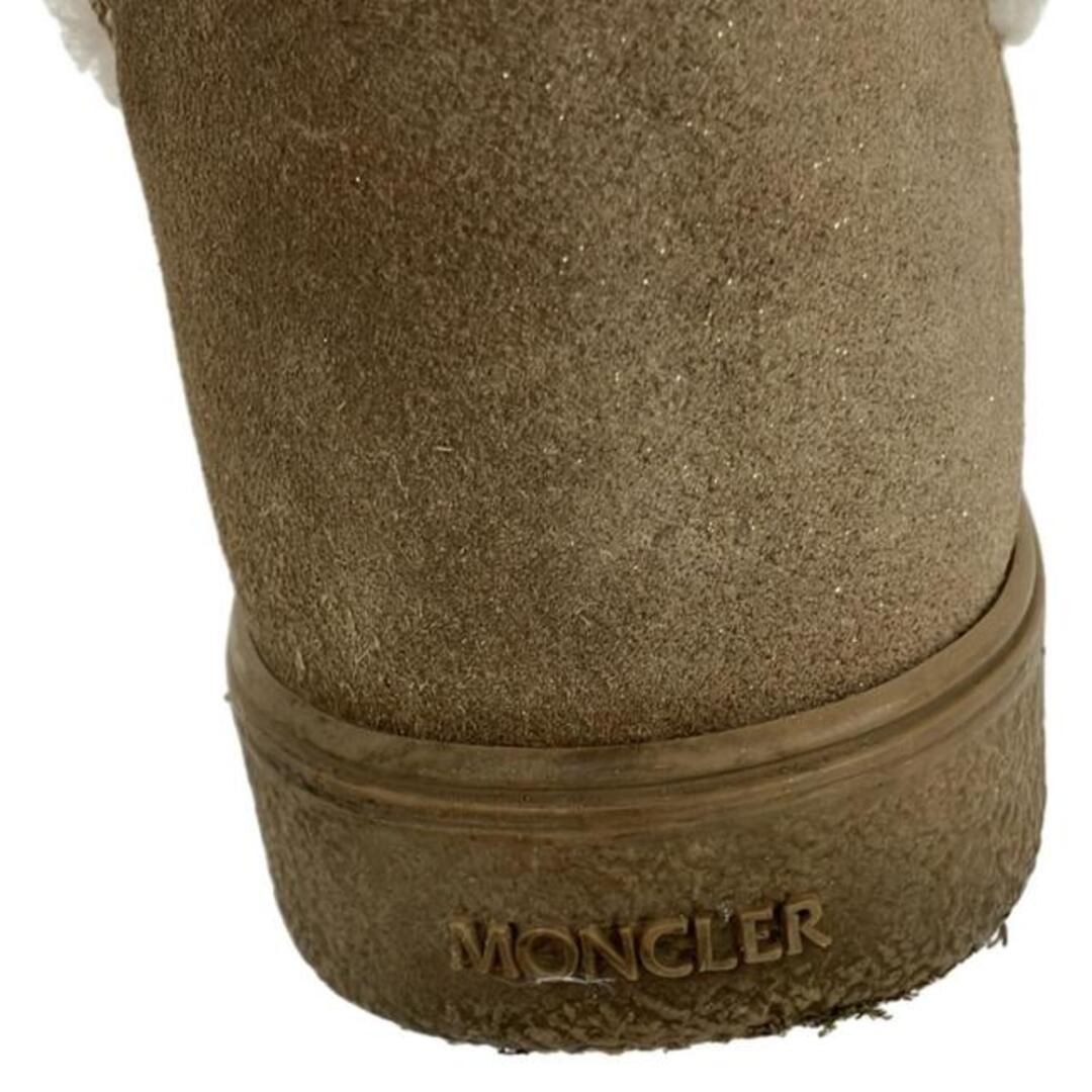 MONCLER - MONCLER(モンクレール) ショートブーツ 37 レディース - 白