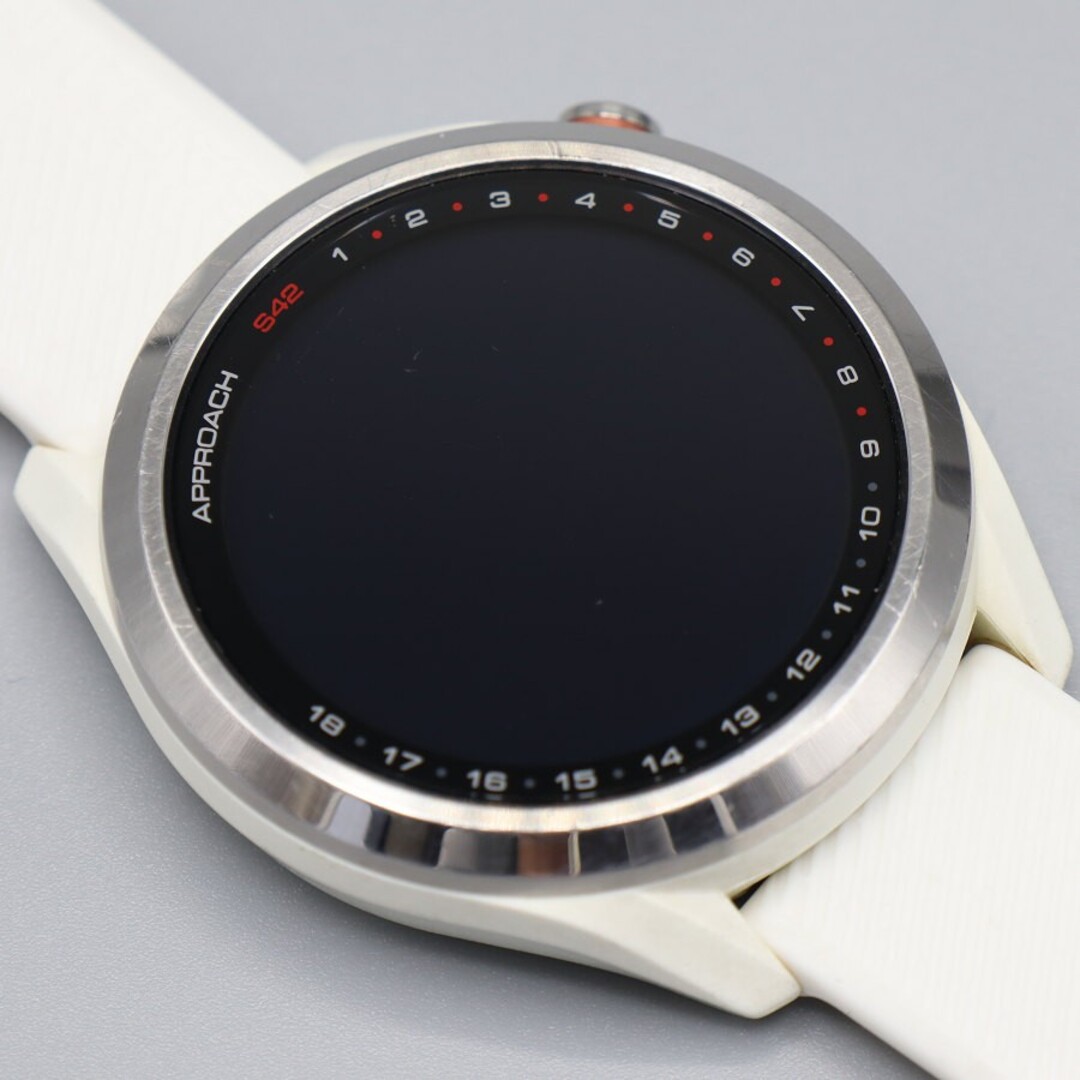 GARMIN - GARMIN Approach S42 White/Silver 010-02572-21 スマート