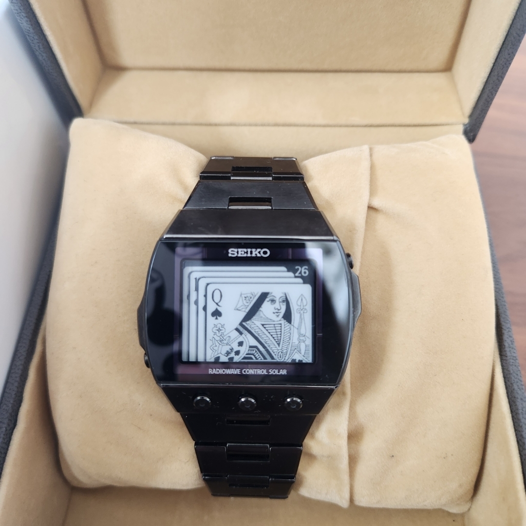 SEIKO - ブライツ 電波ソーラー アクティブマトリクスEPD ブラック
