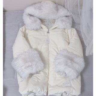 MISCH MASCH - フード付きファーショートコートの通販 by riiin's shop