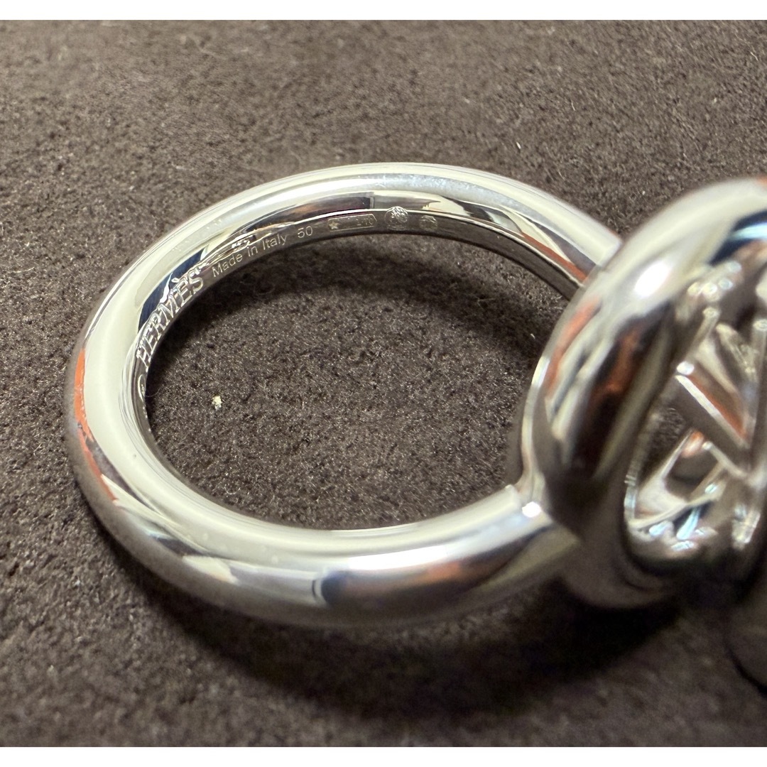 HERMES - 新品未使用 HERMES エルメス エシャペ 50 シルバー リング MM