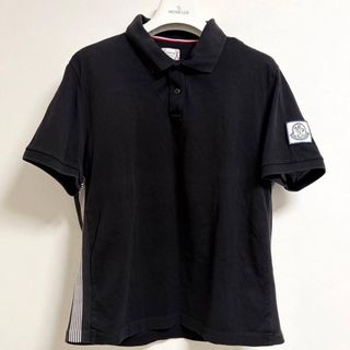 MONCLER - モンクレール ポロシャツ Mサイズ スリムフィット ブラック