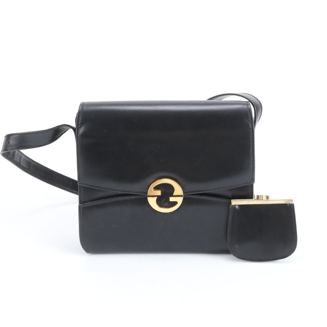 GUCCI - ヴィンテージ グッチ オールドグッチ レザー ショルダーバッグ