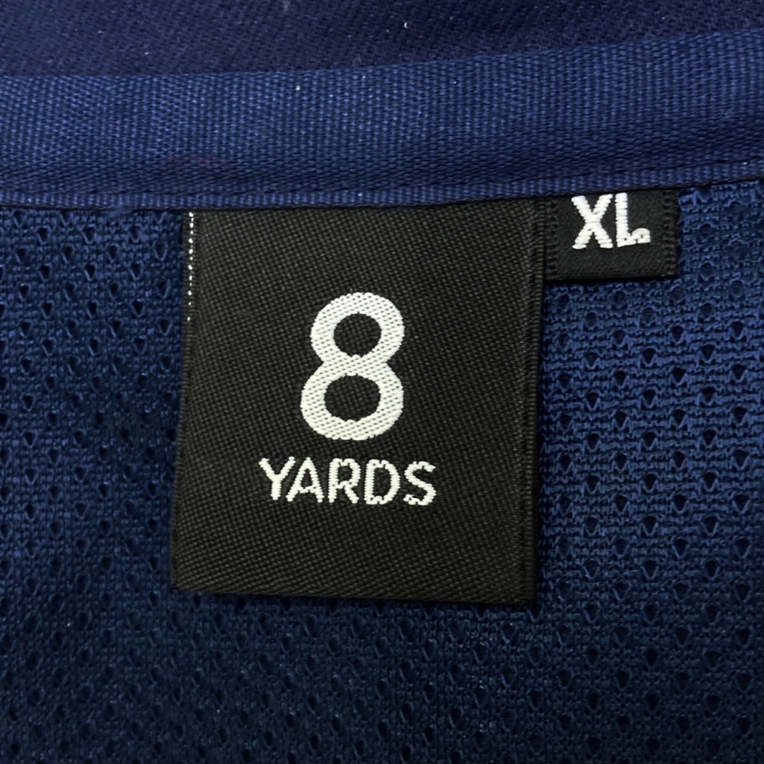 サイズ：XL 8YARDS ハチヤーズ フード付き 長袖ジップジャケット