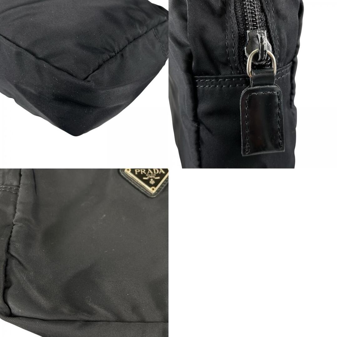 PRADA - PRADA プラダ 三角ロゴ ポーチ ナイロン ブラック レディース