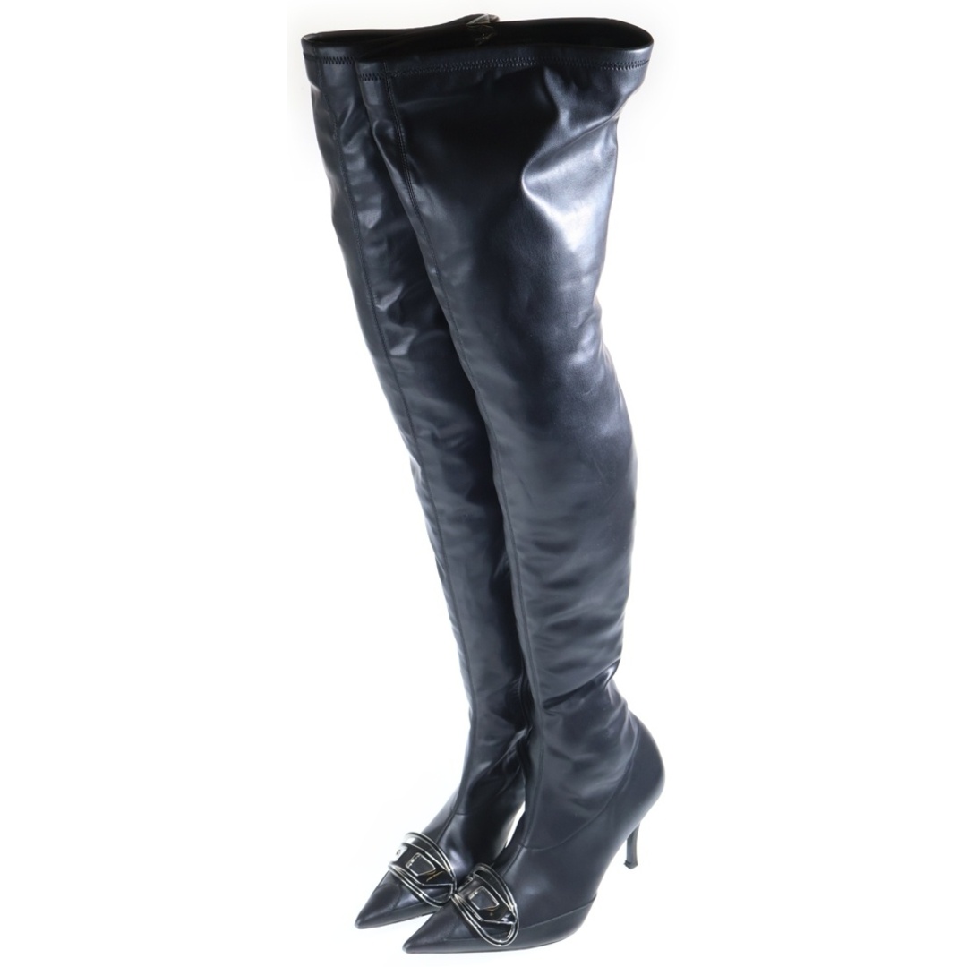 DIESEL - DIESEL ディーゼル D-VENUS ロゴプレート装飾 ポインテッド