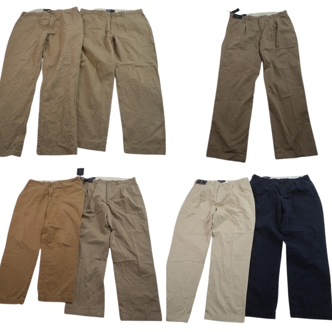 古着卸 まとめ売り ラルフローレン ポロチノパンツ 7枚セット (メンズ