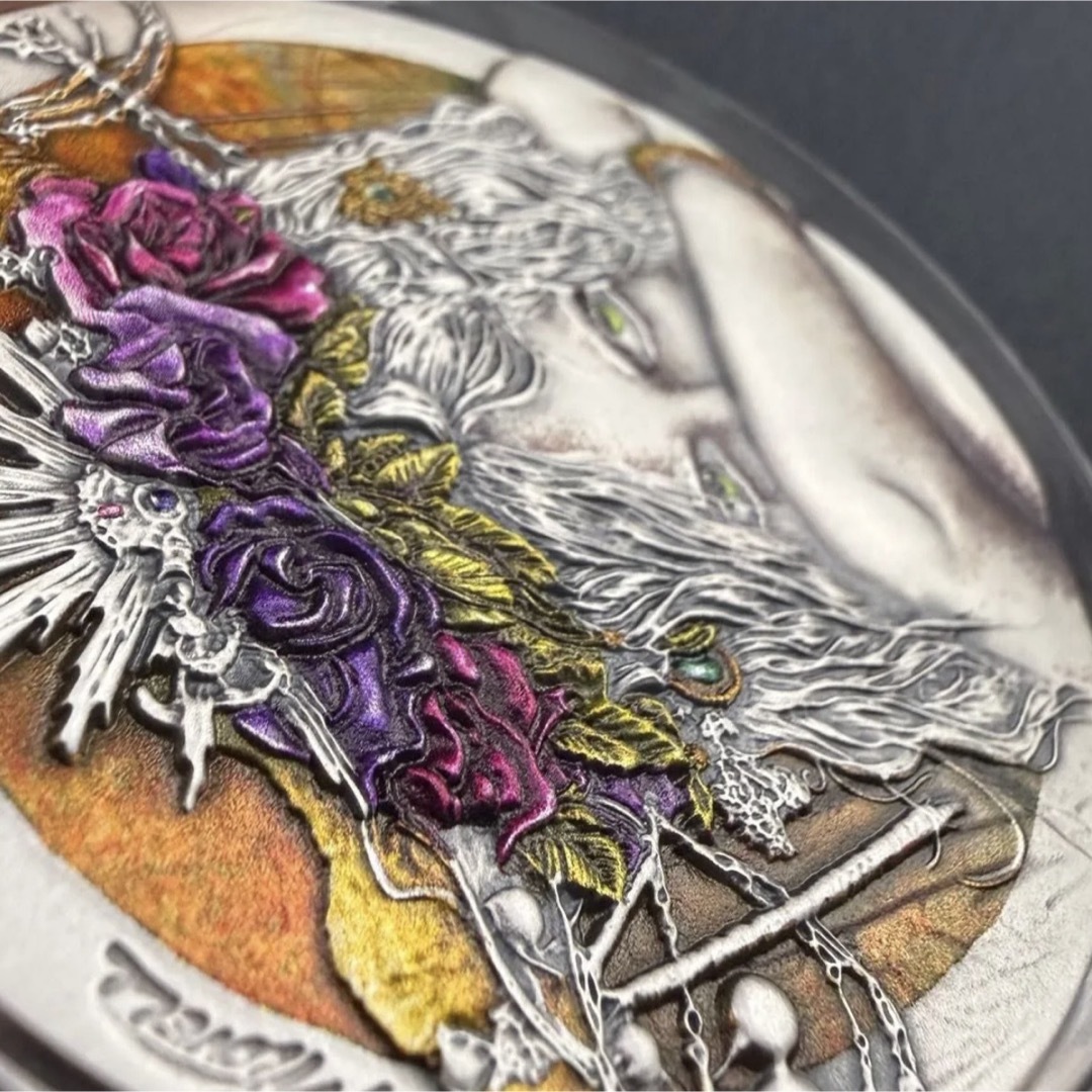 銀貨 ダークビューティーズ ファウナ カラー 超古風仕上げ 大型