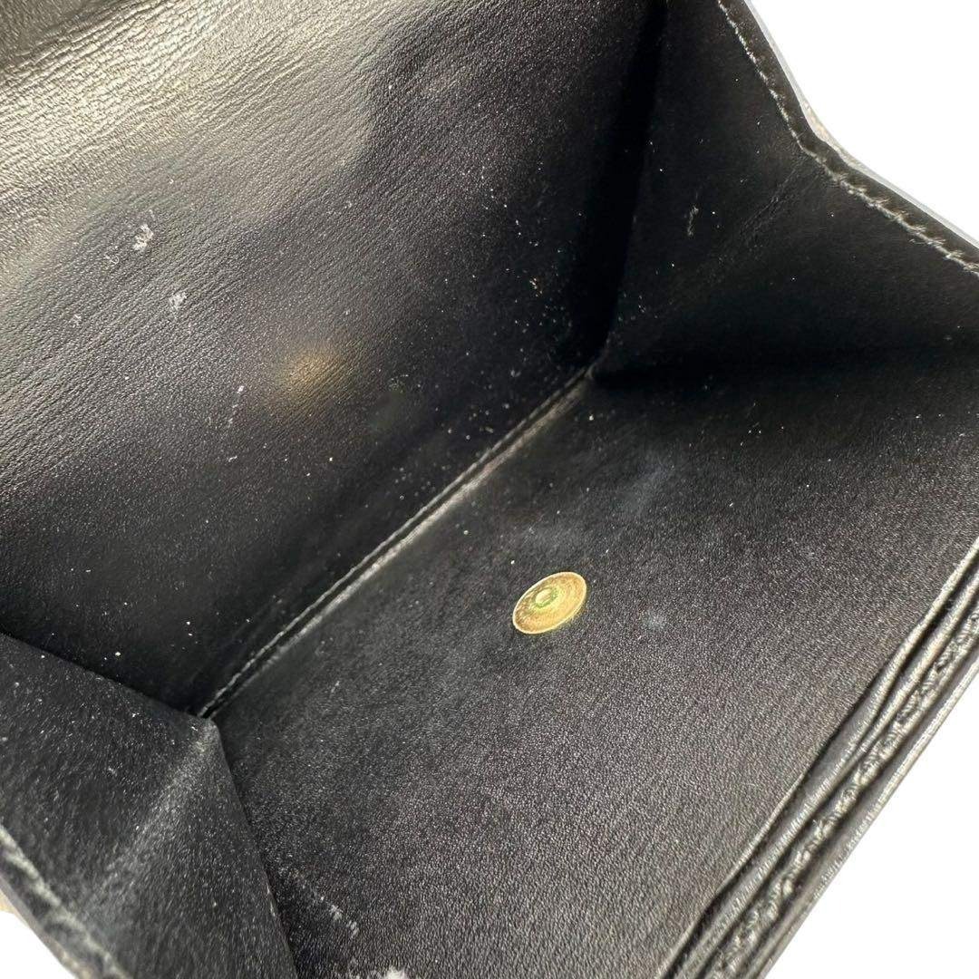 LOUIS VUITTON - 【極美品】ルイヴィトン Wホック財布 エピ ブラック 3