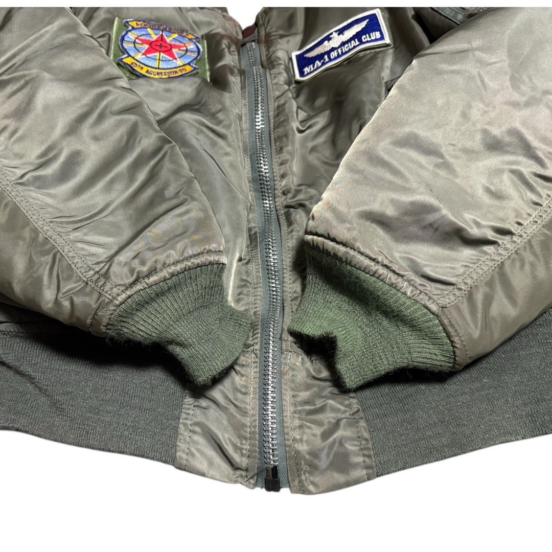 ALPHA INDUSTRIES - ALPHA 80s USA製 ビンテージ MA-1 ボンバー
