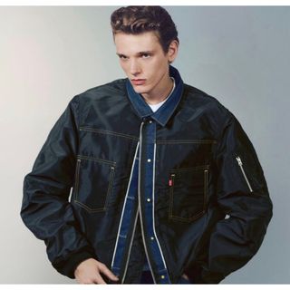 sacai - 2 sacai x LEVI'S Reversible Blouson MA-1の通販 by 値下げ