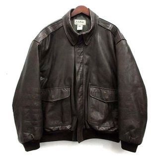 L.L.Bean - LLbean レザージャケット A-2 type フライトジャケット 本