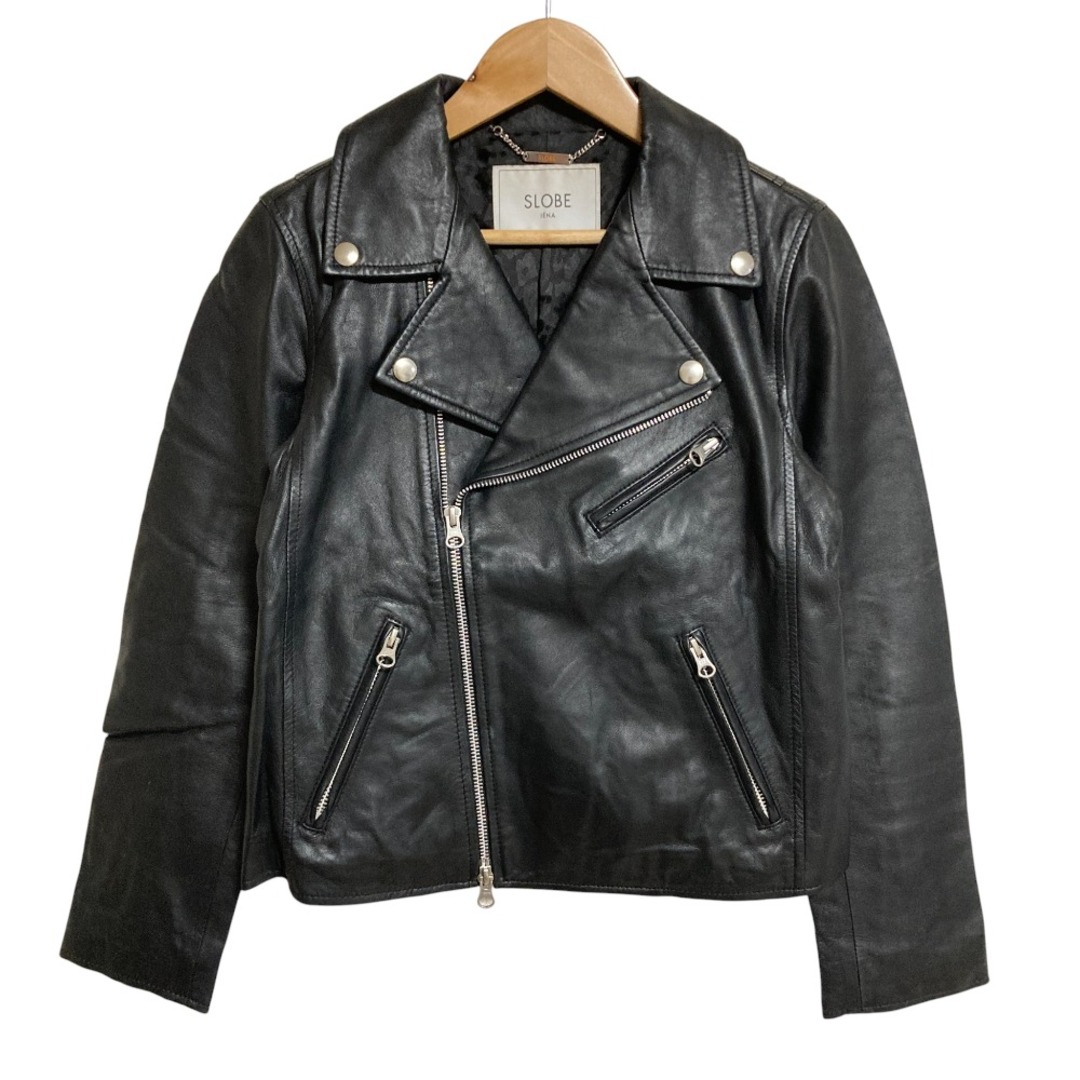 良品 SLOBE IENA スローブイエナ シープスキン ライダースジャケット