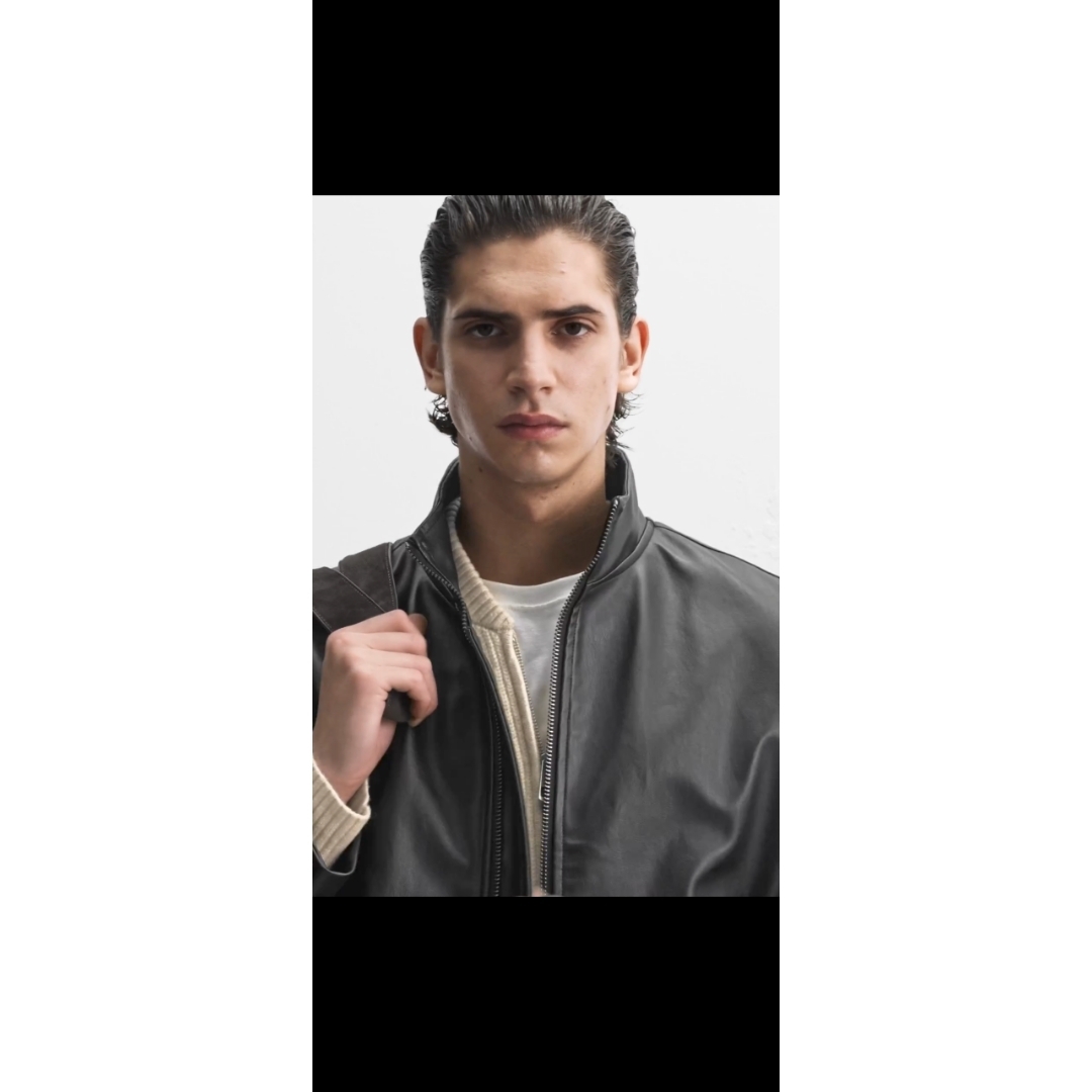 ZARA - 【入手困難】ZARA タグ付新品未使用 フェイクレザージャケット