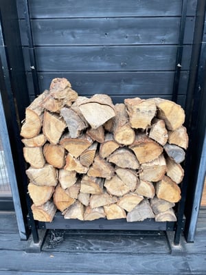 金山町産 乾燥楢薪 100kg（20kg×5箱）【乾燥期間：半年～1年】 広葉樹