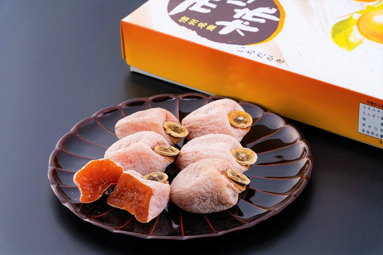 AS11-25A 市田柿（松川町産）化粧箱 贈答 約700g ／2025年12月下旬