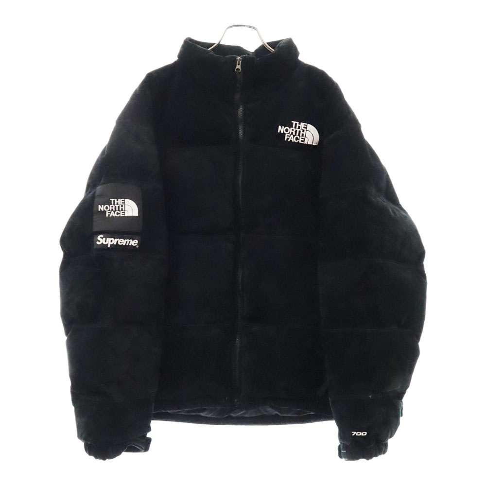 シュプリーム 23AW×THE NORTH FACE Suede Nuptse Jacket ノース