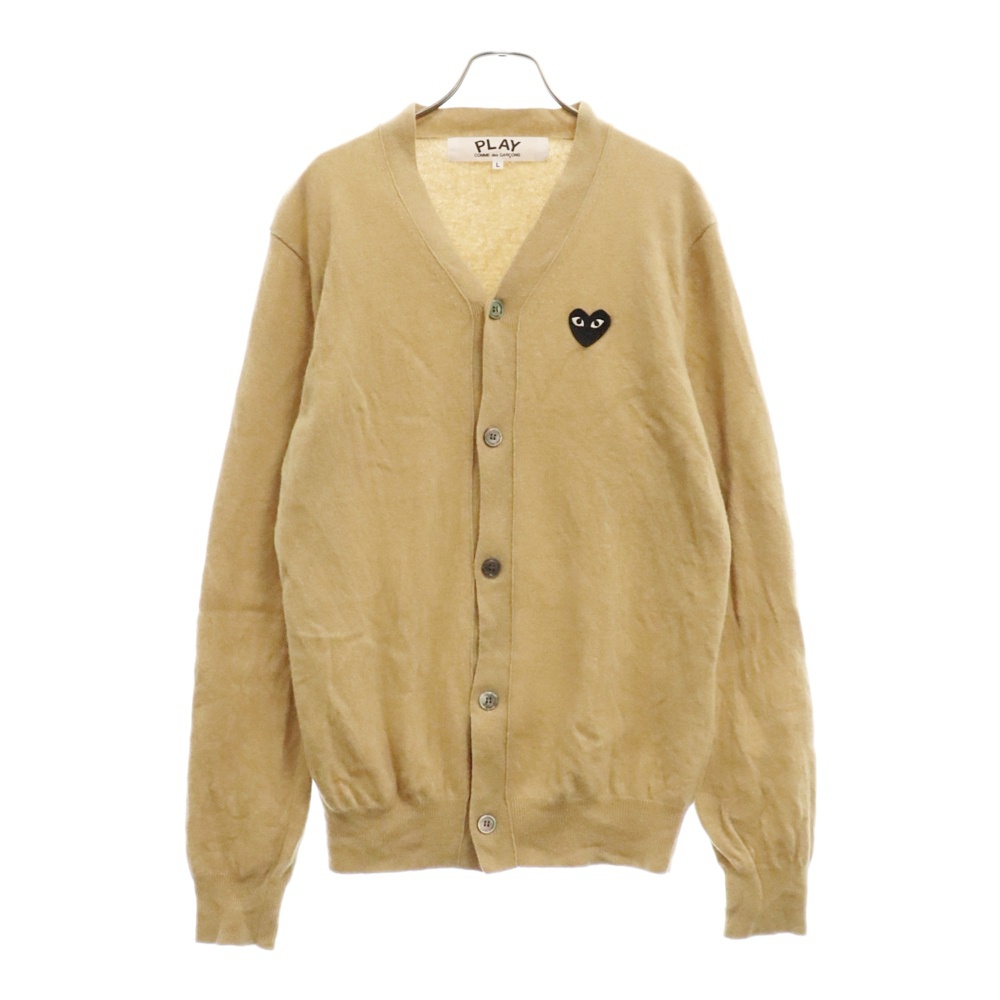 プレイコムデギャルソン PLAY CARDIGAN ハートロゴ ニットカーディガン
