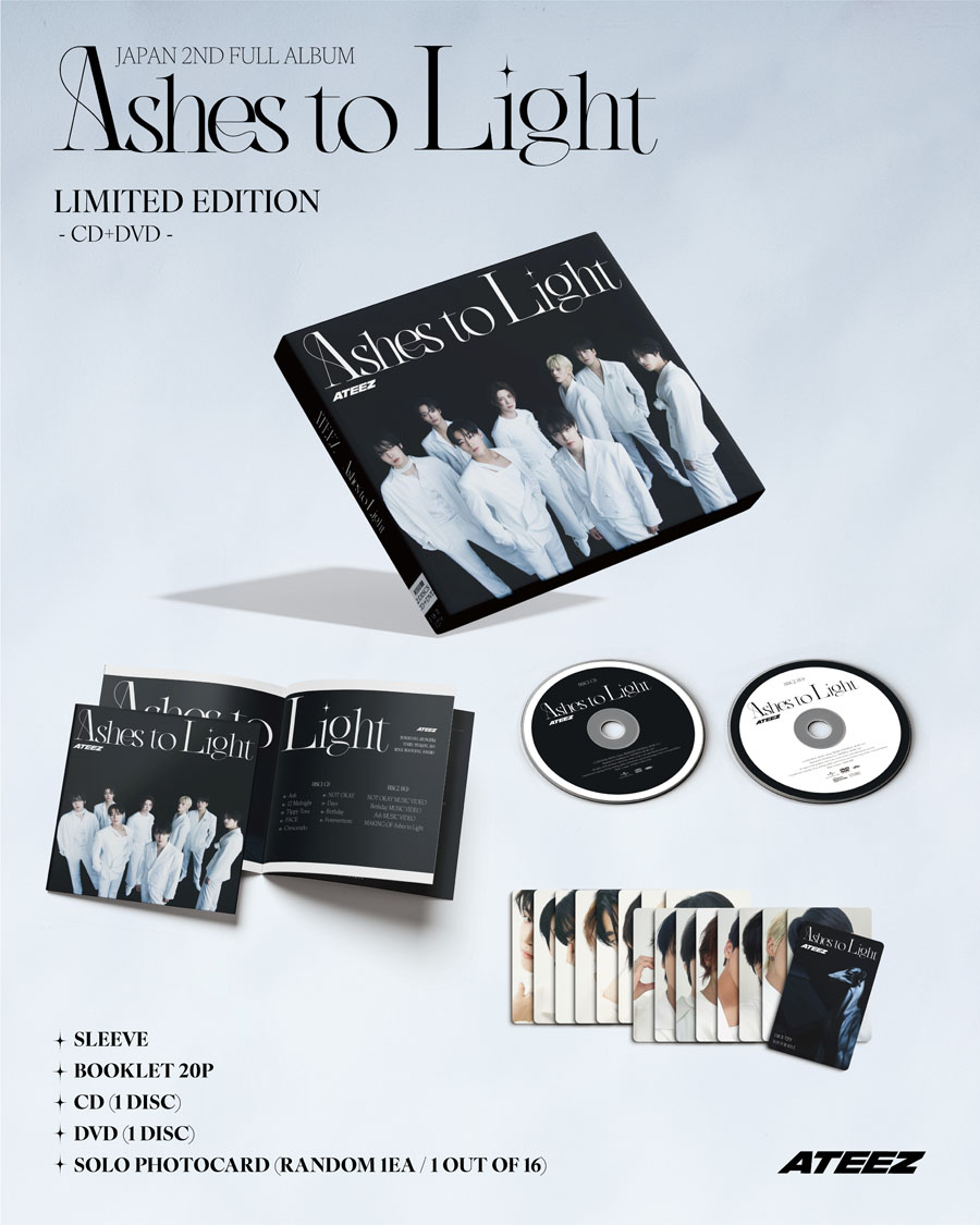 ATEEZ 日本2NDフルアルバム『Ashes to Light』2025年9月17日リリース