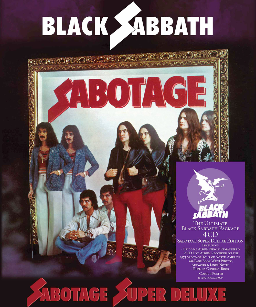 BLACK SABBATH の名盤『SABOTAGE』のデラックス・ボックスセット登場